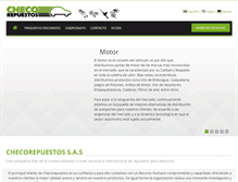 Tablet Screenshot of checorepuestos.com